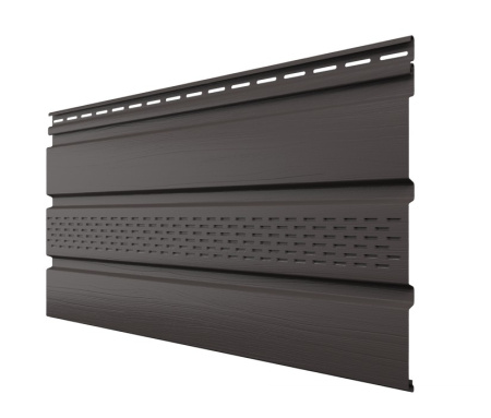 Софит ТН, частично перфорированный, пекан, 3м в Минске - изображение Изображение: софит тн, частично перфорированный, пекан, 3м в Минске